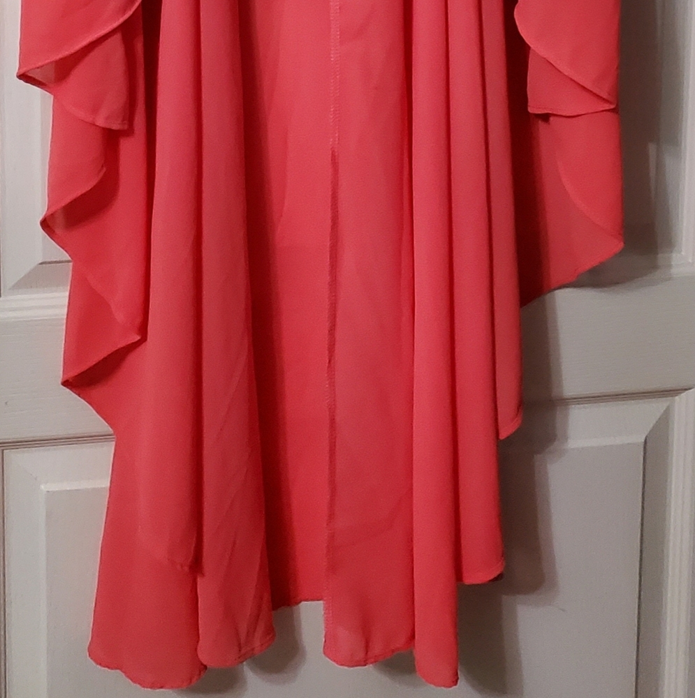 Pink Hi Lo Womans Top - Picture 3 of 6